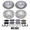SC8345 Semi-Coated Rotor & Low-Dust Ceramic Brake Pad Kit