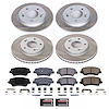 SC8346 Semi-Coated Rotor & Low-Dust Ceramic Brake Pad Kit - image 1