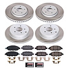 SC8347 Semi-Coated Rotor & Low-Dust Ceramic Brake Pad Kit - image 1