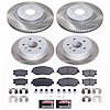 SC8348 Semi-Coated Rotor & Low-Dust Ceramic Brake Pad Kit - image 1