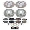 SC8350 Semi-Coated Rotor & Low-Dust Ceramic Brake Pad Kit - image 1