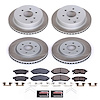 SC8358 Semi-Coated Rotor & Low-Dust Ceramic Brake Pad Kit - image 1