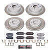 SC8359 Semi-Coated Rotor & Low-Dust Ceramic Brake Pad Kit - image 1