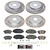 SC8362 Semi-Coated Rotor & Low-Dust Ceramic Brake Pad Kit - image 1