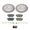 SC8381 Semi-Coated Rotor & Low-Dust Ceramic Brake Pad Kit