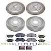 SC8397 Semi-Coated Rotor & Low-Dust Ceramic Brake Pad Kit - image 1