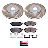 SC8404 Semi-Coated Rotor & Low-Dust Ceramic Brake Pad Kit - image 1