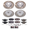 SC8405 Semi-Coated Rotor & Low-Dust Ceramic Brake Pad Kit - image 1