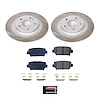 SC8434 Semi-Coated Rotor & Low-Dust Ceramic Brake Pad Kit