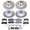SC8437 Semi-Coated Rotor & Low-Dust Ceramic Brake Pad Kit - image 1