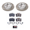 SC847 Semi-Coated Rotor & Low-Dust Ceramic Brake Pad Kit - image 1
