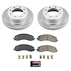 SC8478 Semi-Coated Rotor & Low-Dust Ceramic Brake Pad Kit - image 1