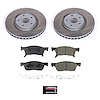 SC8479 Semi-Coated Rotor & Low-Dust Ceramic Brake Pad Kit - image 1