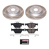 SC8495 Semi-Coated Rotor & Low-Dust Ceramic Brake Pad Kit - image 1