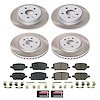 SC8505 Semi-Coated Rotor & Low-Dust Ceramic Brake Pad Kit - image 1