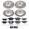 SC8541 Semi-Coated Rotor & Low-Dust Ceramic Brake Pad Kit - image 1