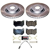 SC8551 Semi-Coated Rotor & Low-Dust Ceramic Brake Pad Kit
