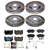 SC8552 Semi-Coated Rotor & Low-Dust Ceramic Brake Pad Kit - image 1