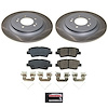 SC8619 Semi-Coated Rotor & Low-Dust Ceramic Brake Pad Kit