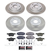 SC8620 Semi-Coated Rotor & Low-Dust Ceramic Brake Pad Kit - image 1