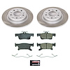 SC8624 Semi-Coated Rotor & Low-Dust Ceramic Brake Pad Kit - image 1