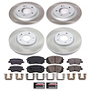 SC8629 Semi-Coated Rotor & Low-Dust Ceramic Brake Pad Kit - image 1