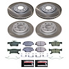 SC8632 Semi-Coated Rotor & Low-Dust Ceramic Brake Pad Kit - image 1