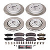 SC8633 Semi-Coated Rotor & Low-Dust Ceramic Brake Pad Kit - image 1
