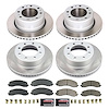 SC8640 Semi-Coated Rotor & Low-Dust Ceramic Brake Pad Kit - image 1