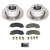 SC8641 Semi-Coated Rotor & Low-Dust Ceramic Brake Pad Kit - image 1