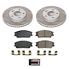 SC8663 Semi-Coated Rotor & Low-Dust Ceramic Brake Pad Kit - image 1
