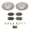 SC8677 Semi-Coated Rotor & Low-Dust Ceramic Brake Pad Kit - image 1