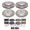 SC8685 Semi-Coated Rotor & Low-Dust Ceramic Brake Pad Kit - image 1
