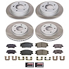 SC8686 Semi-Coated Rotor & Low-Dust Ceramic Brake Pad Kit