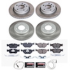 SC871 Semi-Coated Rotor & Low-Dust Ceramic Brake Pad Kit - image 1