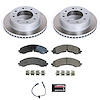 SC8713 Semi-Coated Rotor & Low-Dust Ceramic Brake Pad Kit - image 1