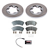 SC8714 Semi-Coated Rotor & Low-Dust Ceramic Brake Pad Kit - image 1
