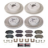 SC8724 Semi-Coated Rotor & Low-Dust Ceramic Brake Pad Kit - image 1