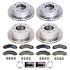 SC8732 Semi-Coated Rotor & Low-Dust Ceramic Brake Pad Kit - image 1