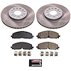 SC8739 Semi-Coated Rotor & Low-Dust Ceramic Brake Pad Kit - image 1