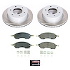 SC8763 Semi-Coated Rotor & Low-Dust Ceramic Brake Pad Kit - image 1