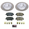 SC8769 Semi-Coated Rotor & Low-Dust Ceramic Brake Pad Kit - image 1