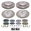 SC8800 Semi-Coated Rotor & Low-Dust Ceramic Brake Pad Kit - image 1