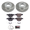 SC8823 Semi-Coated Rotor & Low-Dust Ceramic Brake Pad Kit - image 1