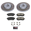 SC8840 Semi-Coated Rotor & Low-Dust Ceramic Brake Pad Kit - image 1