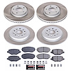 SC8847 Semi-Coated Rotor & Low-Dust Ceramic Brake Pad Kit - image 1