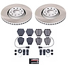 SC886 Semi-Coated Rotor & Low-Dust Ceramic Brake Pad Kit