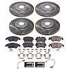 SC8883 Semi-Coated Rotor & Low-Dust Ceramic Brake Pad Kit - image 1
