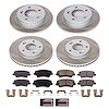 SC8889 Semi-Coated Rotor & Low-Dust Ceramic Brake Pad Kit - image 1