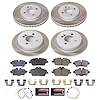 SC8914 Semi-Coated Rotor & Low-Dust Ceramic Brake Pad Kit - image 1